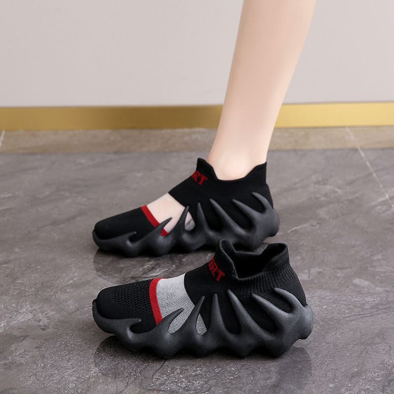 Octopus shoes women's 2025 spring/summer new collection - versatile mesh breathable lightweight shock-absorbing casual athletic running yeezy shoes