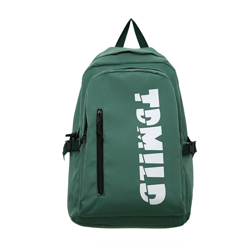 New trendy fashion backpack, the same for men and women, Korean version of campus student schoolbag, large-capacity Japanese computer backpack