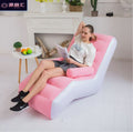 Compression sofa cross-border pvc flocking inflatable sofa lazy sofa outdoor lounge chair air cushion