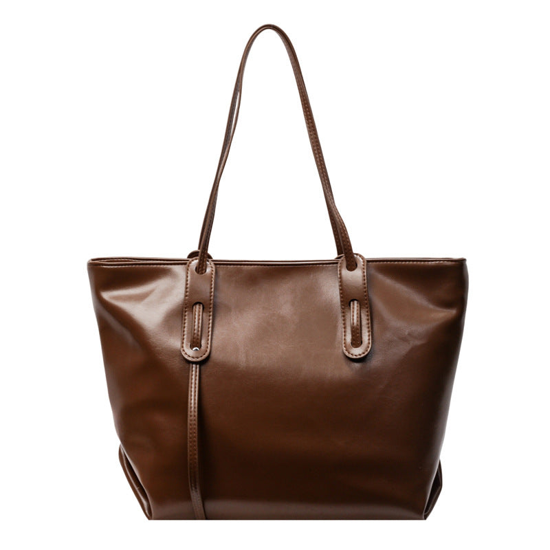 Large capacity 2026 new shoulder bag fashioneasiest for match satchel bag casual tote bag work clothingclassy women's bag