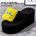 Spongebob squarepants 2025 spring/summer new soft sole flip-flops women's thong sandals for outdoor beach vacation