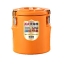 304 stainless steel insulated bucket - ideal for street vendors, outdoor camping, and commercial use (cafeterias, food trucks). keeps food hot or cold