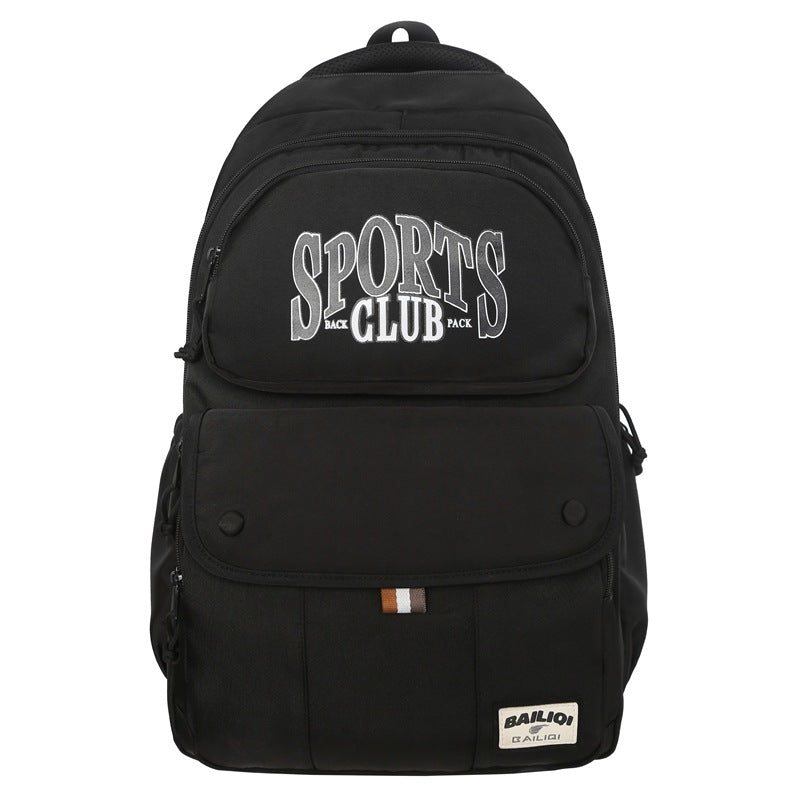 2025 new american style sports backpack - high capacity, multi-functional, wear-resistant, scratch-proof, water-repellent - perfect for students, travel, and school