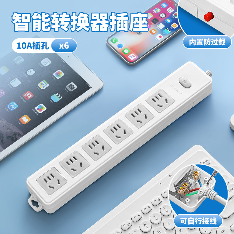 Multi-socket wireless power strip without cord socket with usb connection power strip self-wiring converter power strip power strip