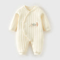 Babibele baby onesie - pure cotton, warm, newborn clothes, quilted romper, baby bodysuit, sleepsuit (unisex)