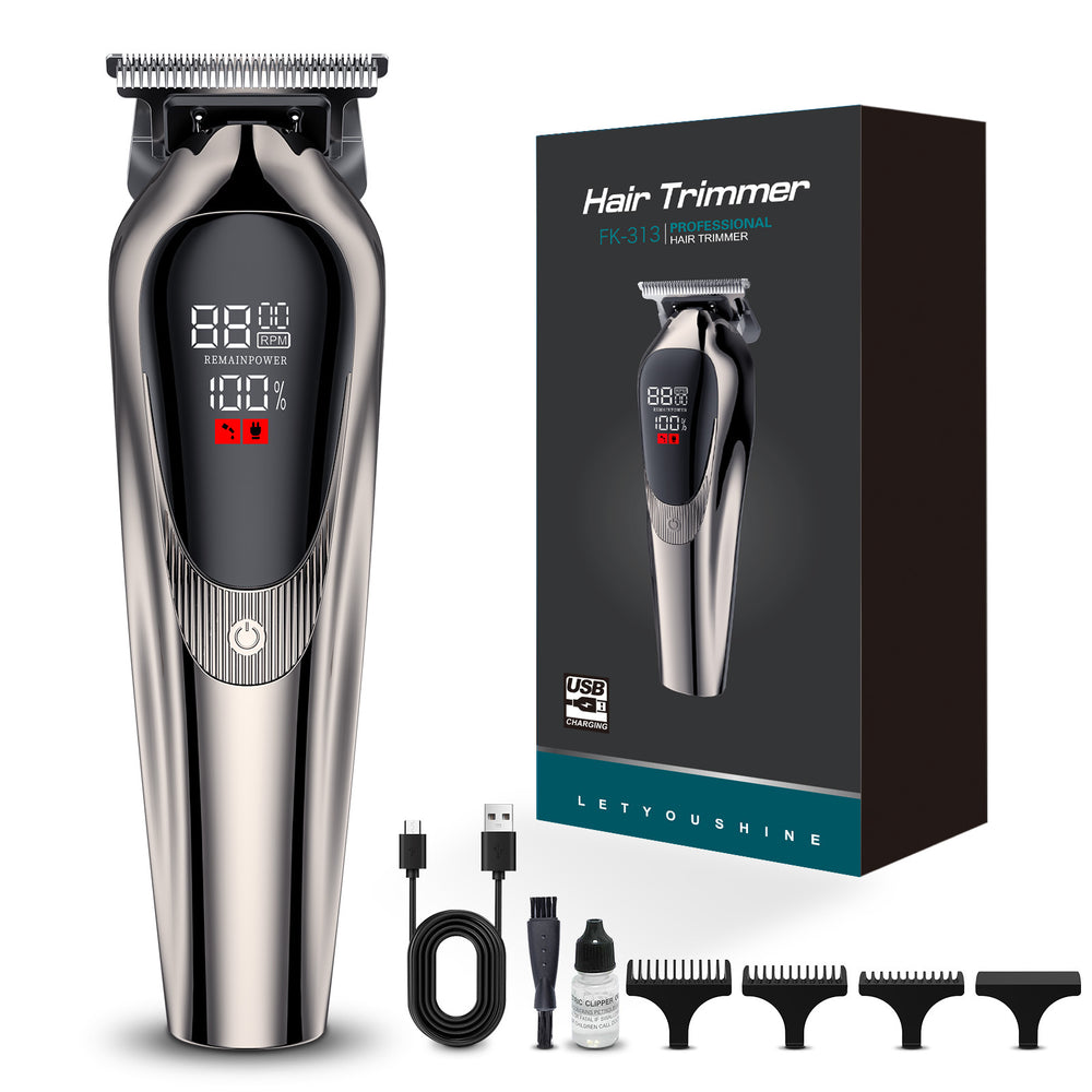 New arrival electric hairdressing device for home hair salon type-c fast charging engraving wholesale oil head electric clipper wholesale