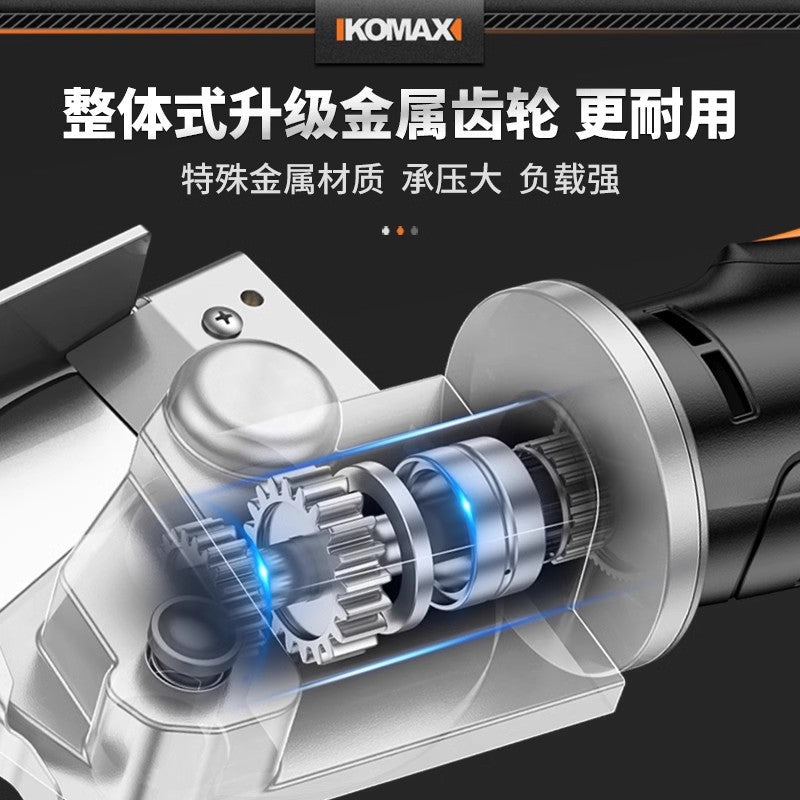 Lithium battery rotary cutter - handheld, home use, small electric fabric cutting machine - professional cutting tool for garment tailoring and fabric