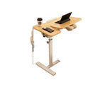 Foldable & mobile adjustable height desk - home study table, bedroom bedside table, portable office desk