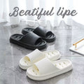 Men's bathroom slippers - indoor/outdoor shower slippers, leak-proof, couple's dry & wet use, home & household slides