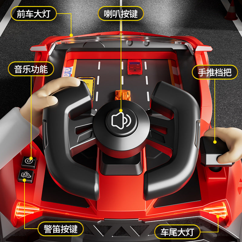 Kids Racing Adventure Obstacle Avoidance Game Console Toy Puzzle Boy 3 Years Old 6 Car Simulator