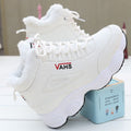 Women's snow boots - non-slip, new 2025 winter collection, fleece-lined, extra thick, waterproof, casual warm cotton shoes, women's ankle boots, chunky sole