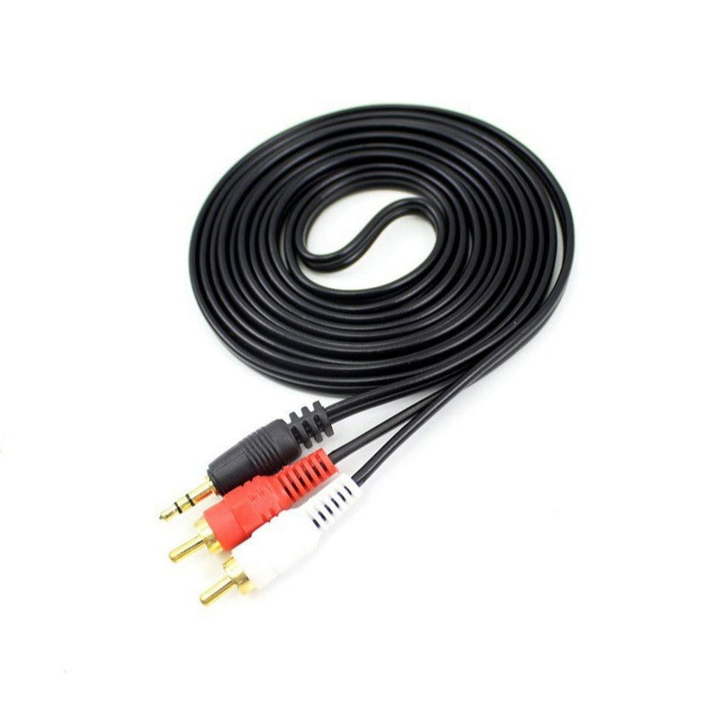 Customized rca lotus head three-to-three audio cable RCA male-to-male set-top box audio & video cable av cable, lotus cable