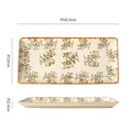 15inch rectangular plate - morning glory