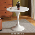 Round dining table, nordic casual, vintage walnut, small apartment, balcony tulip coffee, negotiation, milk tea