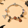 Halloween themed bracelet wholesale fashion cross-border jewelry niche ins cold hip-hop skull cat bracelet