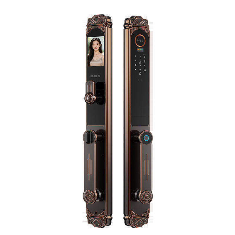 Smart lock for villa waterproof palmprint smart lock face fingerprint palmprint card key waterproof sunscreen villa for home