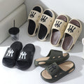 Trendy chunky platform men's slippers - eva detachable "cloud-like" comfort - summer outdoor wear - unisex slides - new 2025 wholesale