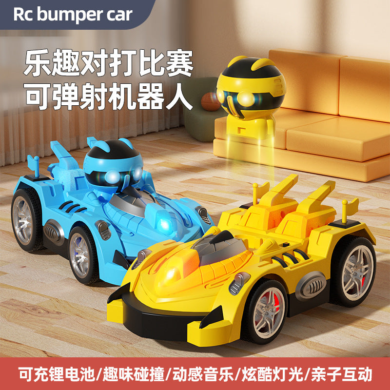 new product kids remote control bumper car battle kart family interactive drift collision ejection boy toy