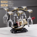 Exceptional red wine glass 350ml + marble pattern peace deer red wine rack