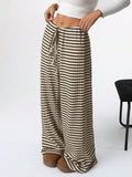 Brown and white stripes