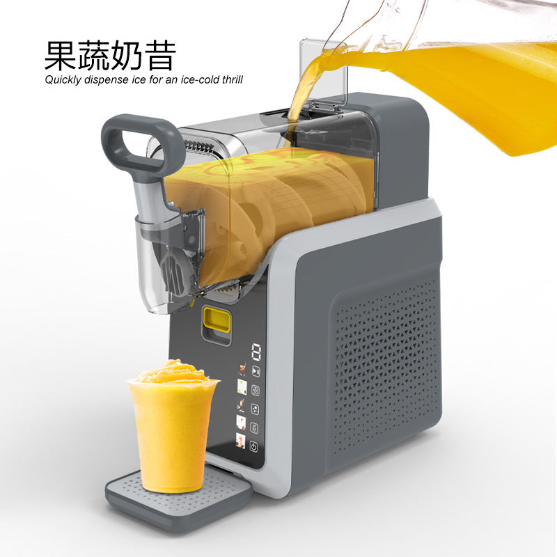 For homesmall fully automatic smoothie machine beverage machine fast ice cream machine commercial ice cream machine snow melting machine
