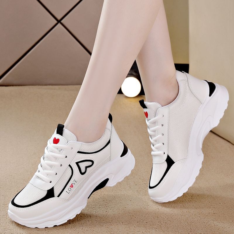 Authentic women's casual sneakers - mesh upper, 2025 summer collection, soft sole, lightweight, breathable, non-slip, comfortable running shoes
