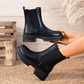 Exportplus size chelsea boots for women new arrivalspring & fall single boots thick sole thin short boots women's shoes cross-border chimney boots