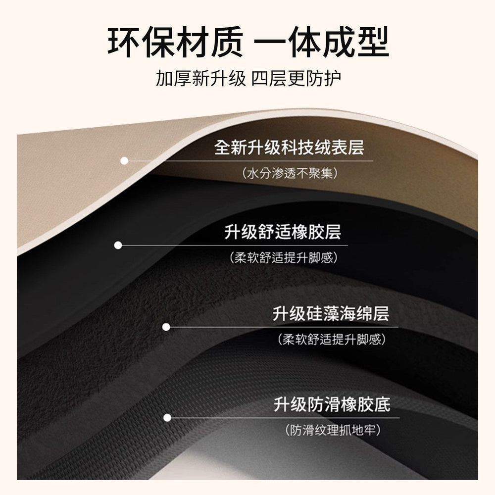 Diatom mud bathroom floor mat door absorbent quick-drying for home bathroom toilet foot mat medieval style wash basin non-slip