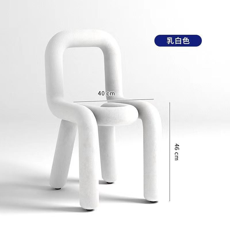 Bold Chair椅子创意网红化妆凳子个性休闲异形椅服装店设计师餐椅