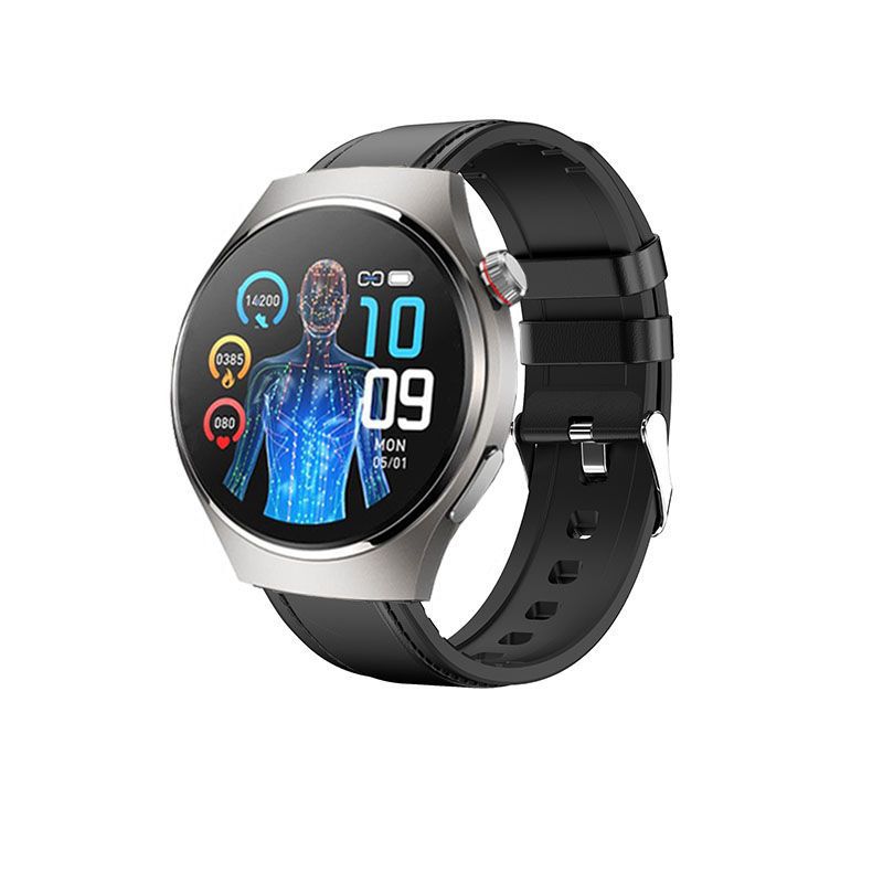 2025 precision non-invasive blood glucose monitoring smartwatch: measures blood uric acid, lipids, blood pressure, heart rate, and body temperature. features nfc payment and smart calling