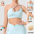 Fashion cross-border sexy thin shoulder strap yoga wear bra women's beautiful back outdoor running sports vest fitness wear