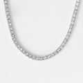 hot-selling fashion necklace, diamond-studded sparkling minimalist collarbone chain, full-diamond elegant high-end necklace for women