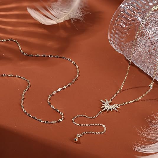 Brass real gold plating fashion cross-border hot selling y-shaped chain fashion women's long tassel beach chain niche design