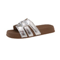 Casualthick sole sandals women's new arrival woven frenchfashionelegantcasual one-line beach soft bottom slippers for women