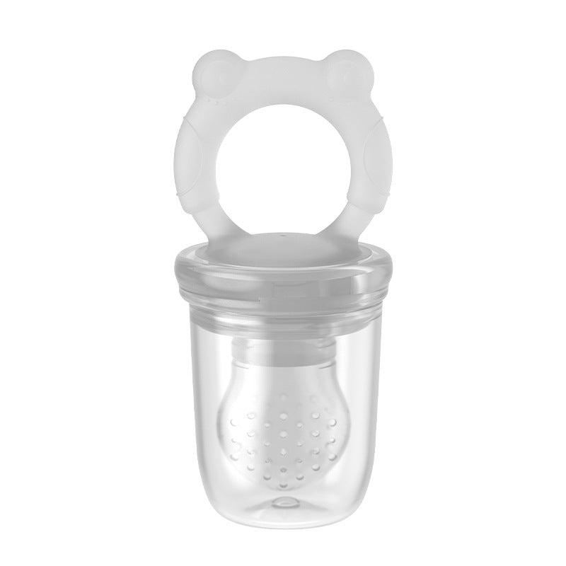 Bite Bite Le Fruit Food Supplement Baby Fruit and Vegetable Feeder Tooth Glue Grinding Teeth Fruit and Vegetable Le Silicone Mesh Bag Pacifier