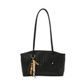Woven commuter tote bag for women - new autumn 2025 collection: casual, minimalist, versatile shoulder bag/cosmetic bag