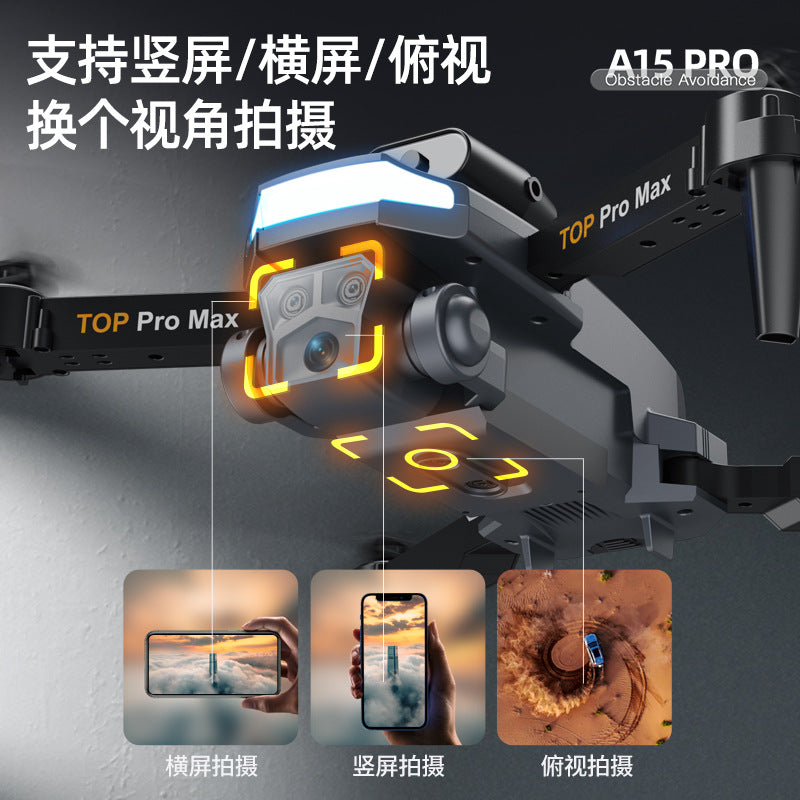 A15 pro drone 8k hd aerial photography long-endurance quadcopter kids' toy remote control aircraft wholesale
