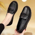 【genuine soft leather】soft-soled comfort shoes - mom shoes, work shoes, women's flats - new 2025 anti-slip casual loafers