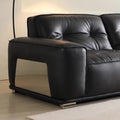 Italian normcore genuine leather sofa large apartment living room large black cow sofa 2025 new arrivalretro black diamond sofa