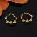 hot-selling golden classy exquisite exaggerated acrylic earrings c-shaped water drop threaded earrings heart earrings