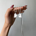Halloween necklace wholesale fashion cross-border jewelry cartoon oil drop heart ghost pendant necklace couple necklace women