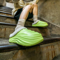 Cocoon breaking 2024 winter new arrival fleece-linedthickened cotton shoes good-looking couple style non-slipheattech cotton slippers men outwear