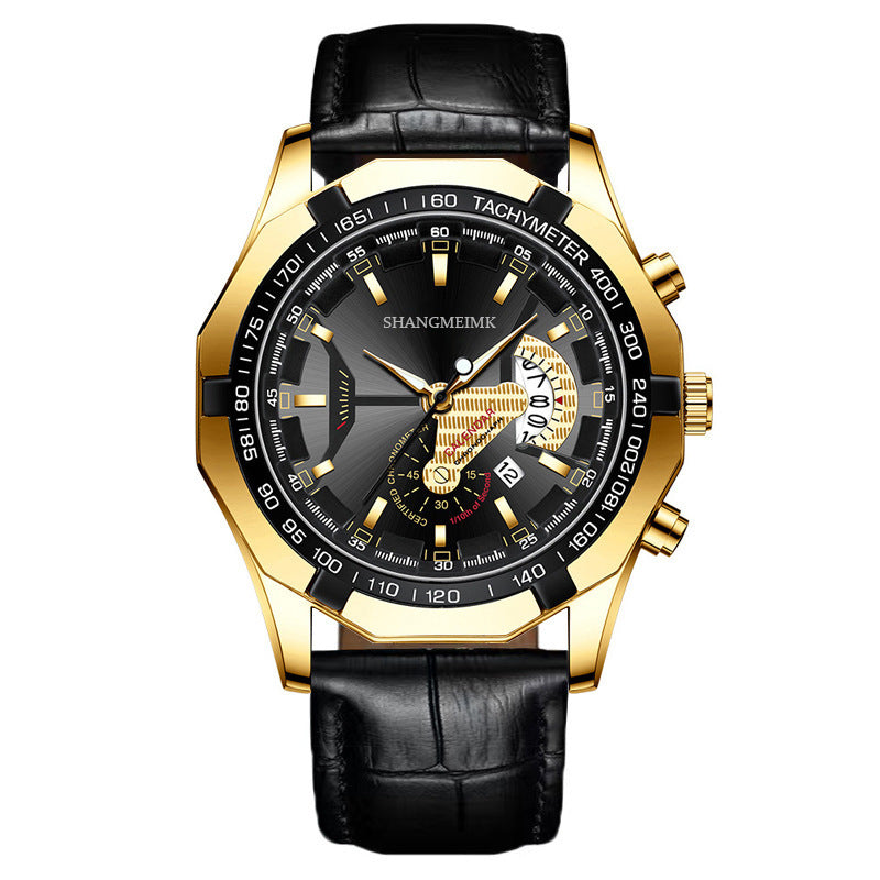 foreign trade new arrival large dial calendar men watch men's watch strap men's watch manufacturer wholesale