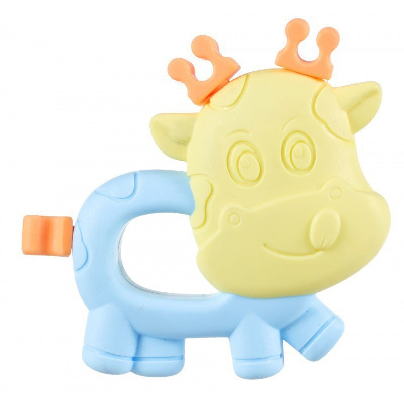 Cross-border baby hand rattle toy 0-1 years old newborn baby can gnaw teething glue baby bed bell pedal piano pendant