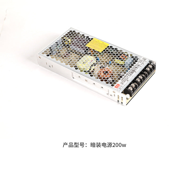 Intelligent embedded circular magnetic track light surface mounted living room curved no main light lighting concealed led ring light