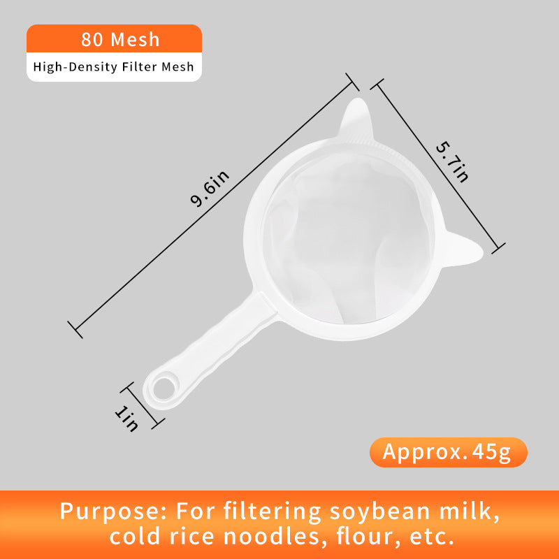 Soy milk strainer kitchen strainer colander ultra-fine kitchen juice rice wine strainer slag separator filter
