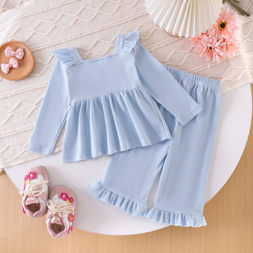 Baby clothing kids set children outfitlong sleevestops+pants baby children's clothing