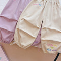 Kidsautumnew arrival cotton sweatpants girl boys casual pants outwearfashionpopular mid-waist hemming trendy