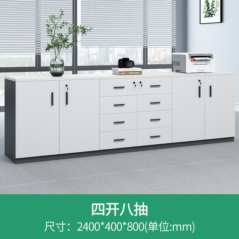 Office tea cabinet low cabinet file cabinet office partition side cabinet locker locker printer placement cabinet