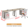 Shengli employee desk and chair combination computer desk and chair casual modern staff desk workstation card slot